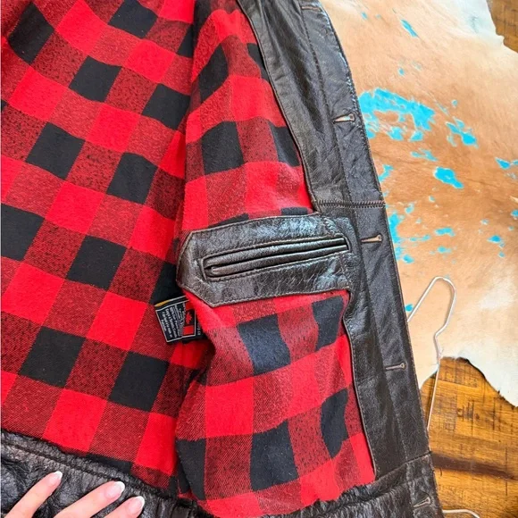 Master Supply Brown Leather Jacket - Excellent Patina